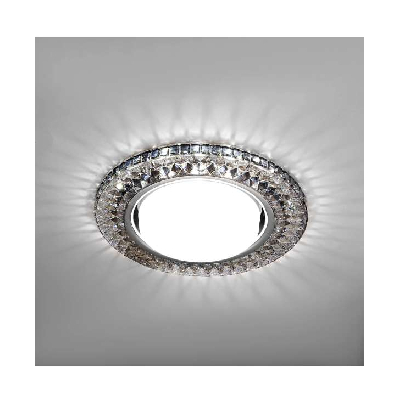 Светильник Emilia LED 53 1 71 полимер со светодиод. подсветкой GX53 черн. ИТАЛМАК IT8690