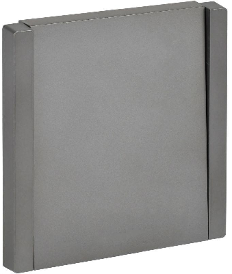 Выключатель проходной 1-кл. СП FORTE&PIANO 10А FP503 сталь IEK FP-V12-0-10-1-K46