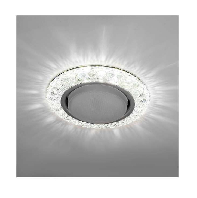 Светильник Emilia LED 53 2 70 декор. огран. полимер. со светодиод. подсвет. GX53 прозр. ИТАЛМАК IT8693