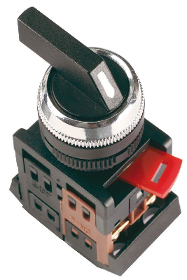 Переключатель ALCLR-22 на 3 полож. I-O-II 1НО+1НЗ черн. GENERICA BSW10-ALCLR-3-K02