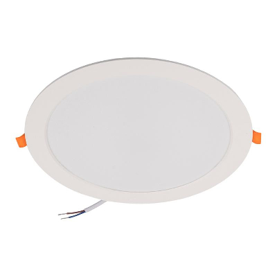 Светильник светодиодный PLED DL7 WH Downlight 24Вт 4000К IP54 220х26мм ДВО встраив. JazzWay 5042568