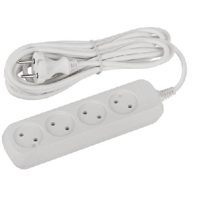 Удлинитель 4х5м без заземл. ПВС 2х0.75 UDL-10-450 Greenline Эра Б0065063