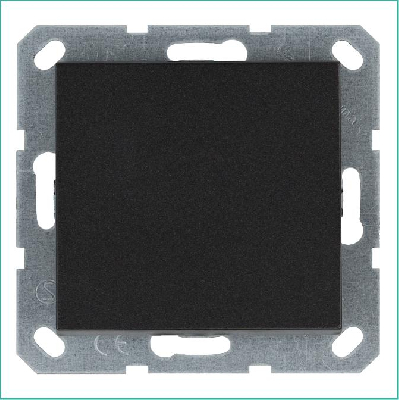 Выключатель 1-кл. 10А IP20 механизм анрацит Jasmart G3011B