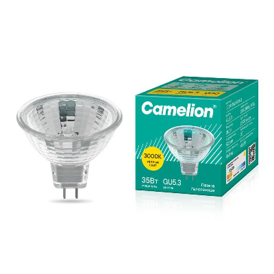 Лампа галогенная JCDR 35Вт GU5.3 230В Camelion 1952
