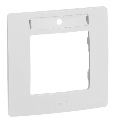 Рамка 1-м СП Etika IP20 с держателем для маркировки бел. IEK 672506