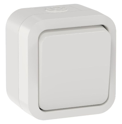 Переключатель 1-кл. ОП TORS TS301 10А IP55 бел. IEK TS-V10-0-10-55-K01