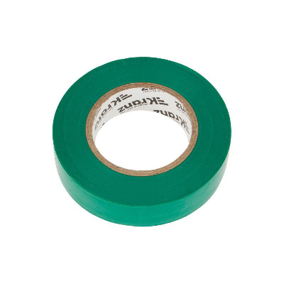 Изолента ПВХ 0.13х19мм 25м зел. Kranz KR-09-2203
