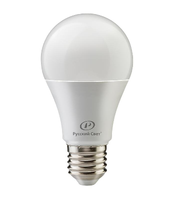 Лампа светодиодная RS LED A60 E27 14W 220-240В 6500К 14Вт 1400лм Ra 90 грушевидная Русский Свет 15010345108