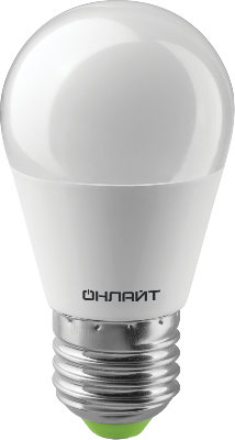 Лампа светодиодная 61 968 OLL-G45-10-230-2.7K-E27 10Вт шар 2700К тепл. бел. E27 1000лм 176-264В ОНЛАЙТ 61968