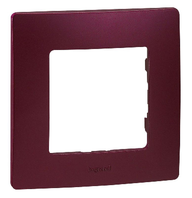 Рамка 1-м СП Etika IP20 сливовый IEK 672561