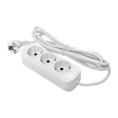 Удлинитель 3х3м с заземл. 16А IP20 Эксперт 3.0кВт ПВС 3х1 PROxima EKF UBA16-310-3-03