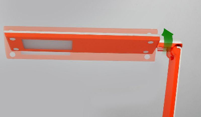 Светильник KD-808 C41 настол. 5Вт 230В 400лм 4000К черн./бел. Camelion 12721