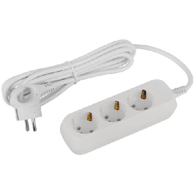 Удлинитель 3х3м с заземл. 16А IP20 GREEN LINE UDL-16-330-E ПВС 3х1 Эра Б0064970