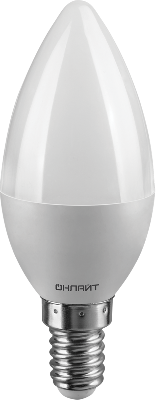 Лампа светодиодная 71 632 OLL-C37-8-230-2.7K-E14-FR 8Вт свеча 2700К тепл. бел. E14 800лм 176-264В ОНЛАЙТ 71632